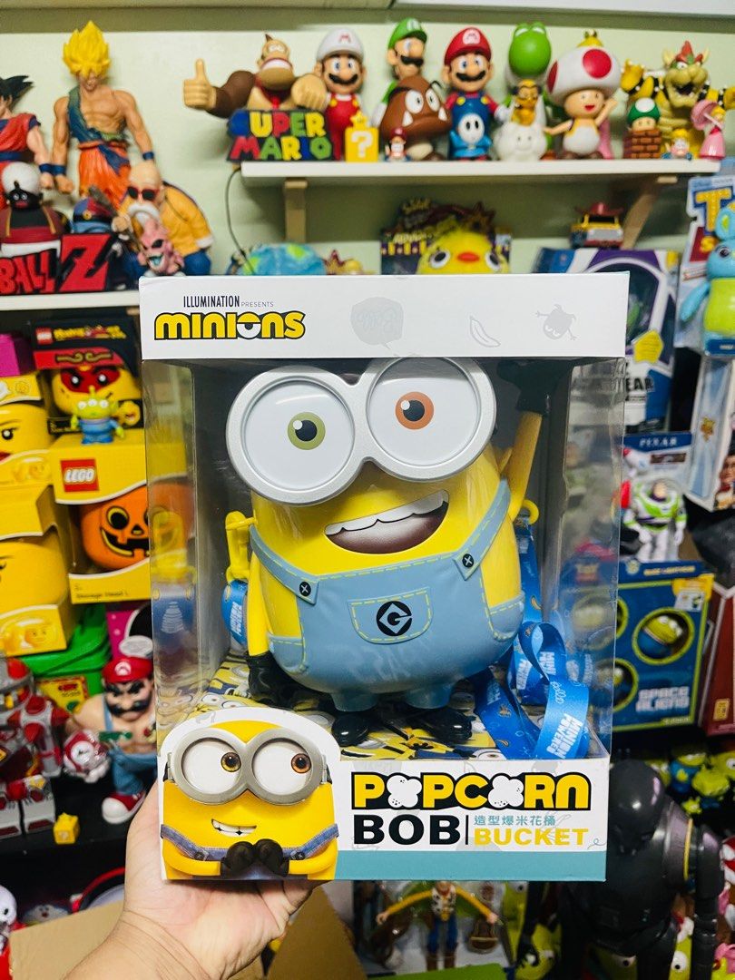 Minion popcorn bucket new 2022, Hobbies & Toys, Toys & Games on Carousell