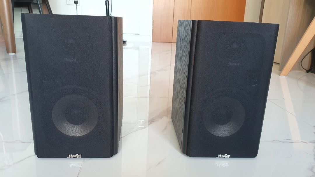 Moukey Speakers M201 Audiophile High Performance Passive Bookshelf