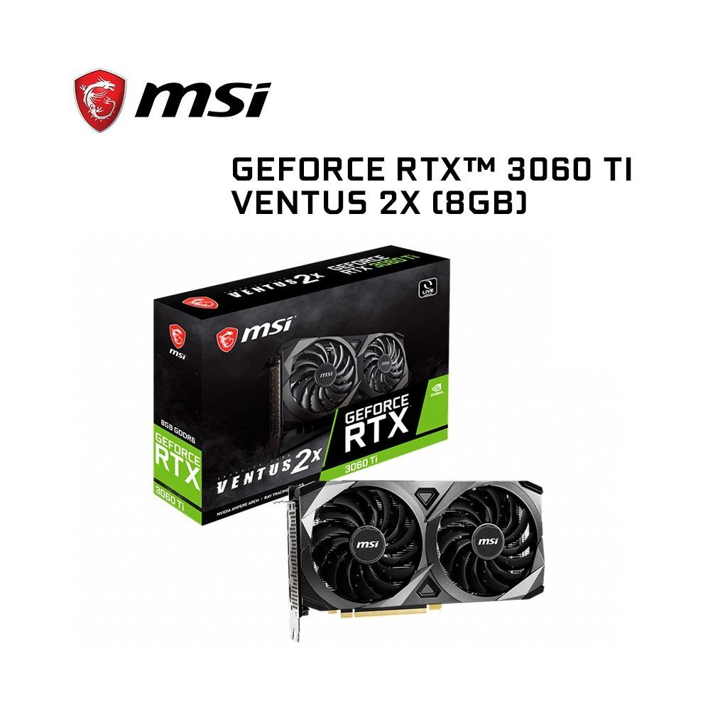 特上美品 RTX3060TI VENTUS 2X 8G OCV1 LHR版 - PCパーツ