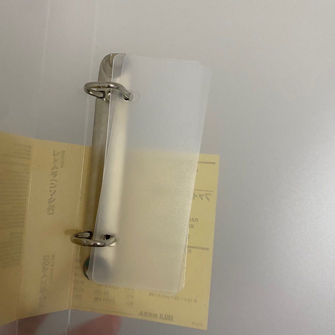 muji B5 binder file , Hobbies & Toys, Stationery & Craft, Stationery ...