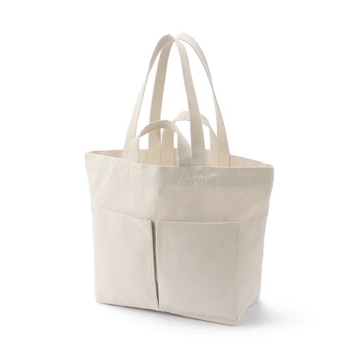 Muji Canvas Double Handle Tote Bag Women s Fashion Bags