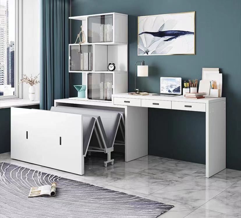 invisible beds specialist- solid wood with cabinet, sofa and study ...