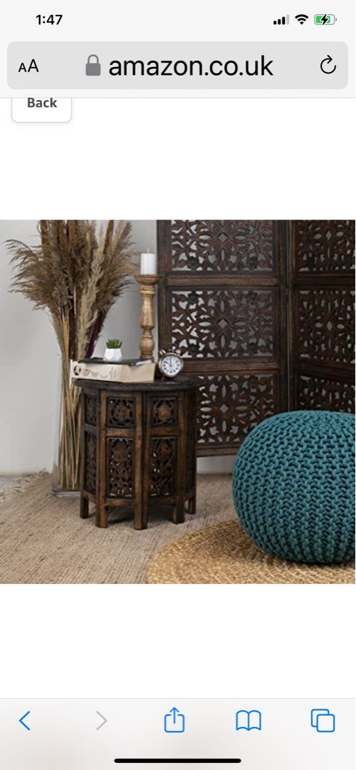 Nepalese coffee table or stool, Furniture & Home Living, Furniture, Tables & Sets on Carousell