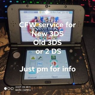 New 3DS Old 3DS or 2DS CFW service, Video Gaming, Video Games 