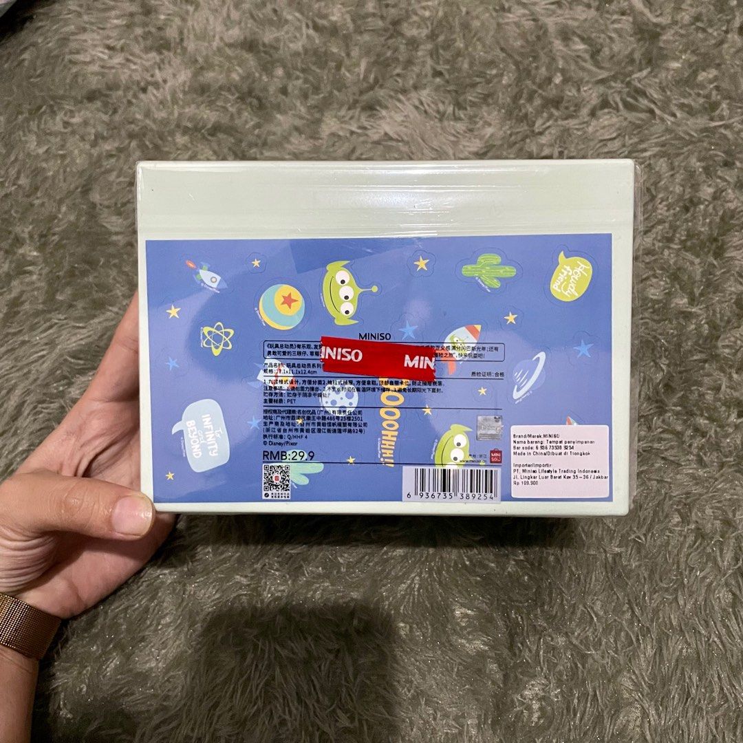 (NEW!!) STORAGE DRAWER MINISO X TOY STORY AlIEN, Perabotan Rumah di