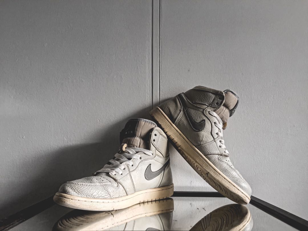 jordan 1 mid light wolf grey