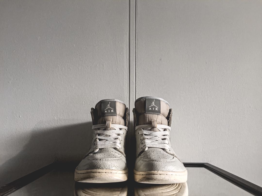 jordan 1 mid light wolf grey