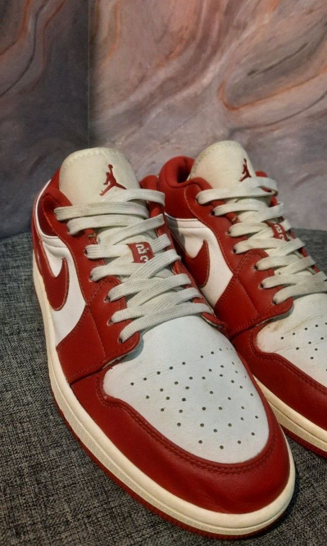 Nike Air Jordan Low Gym Red, Men's Fashion, Men's Footwear, Sneakers on