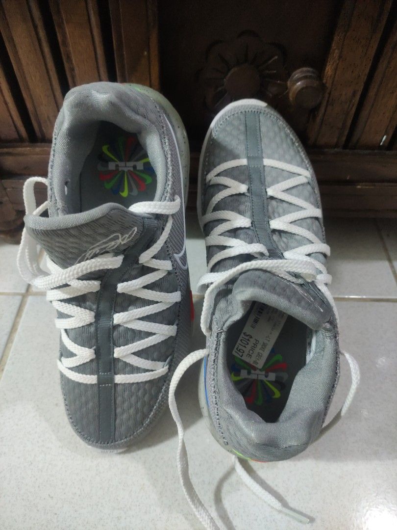 lebron 17 low particle grey