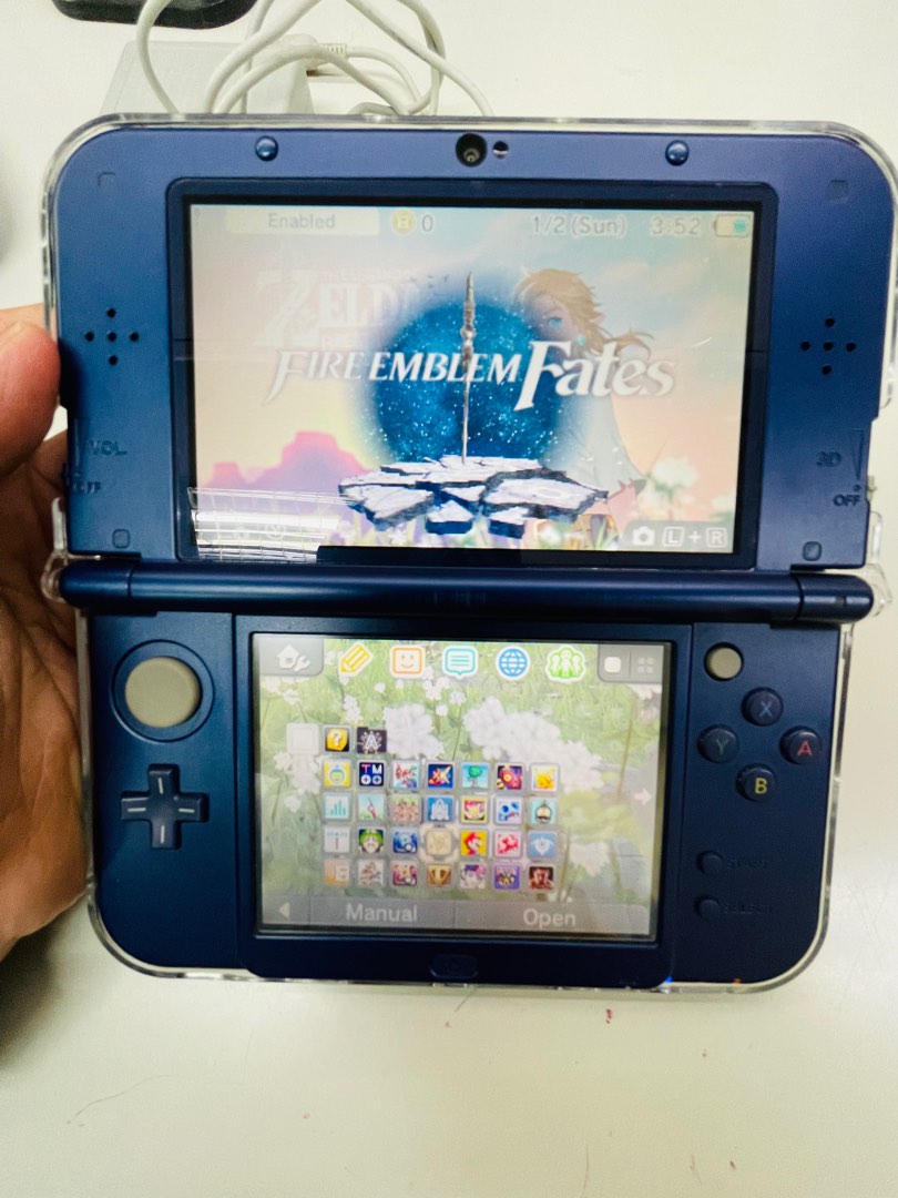 Nintendo New 3DS XL (Metallic Blue), Video Gaming, Video Game Consoles