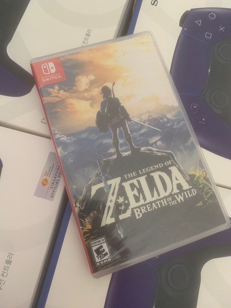 Nintendo switch game Zelda BOTW Xmas, Video Gaming, Video Games