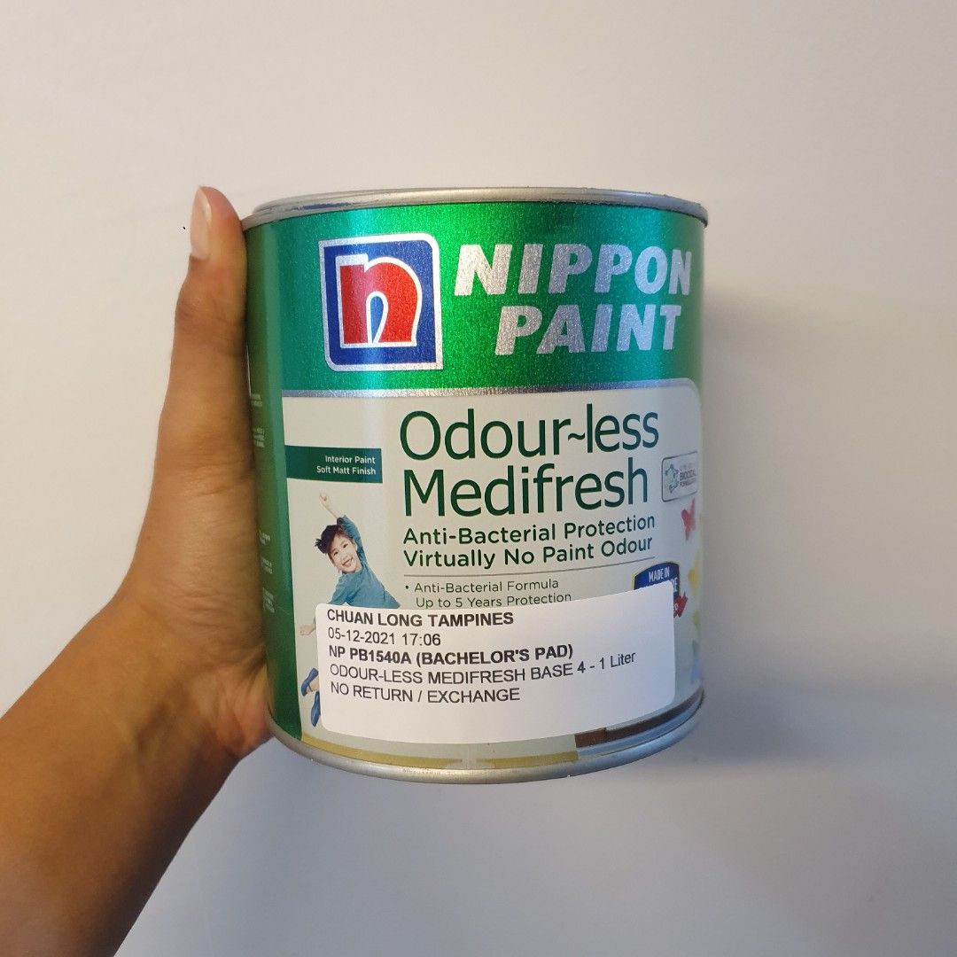 NIPPON PAINT odourless medifresh Bachelor Pad, Furniture & Home Living
