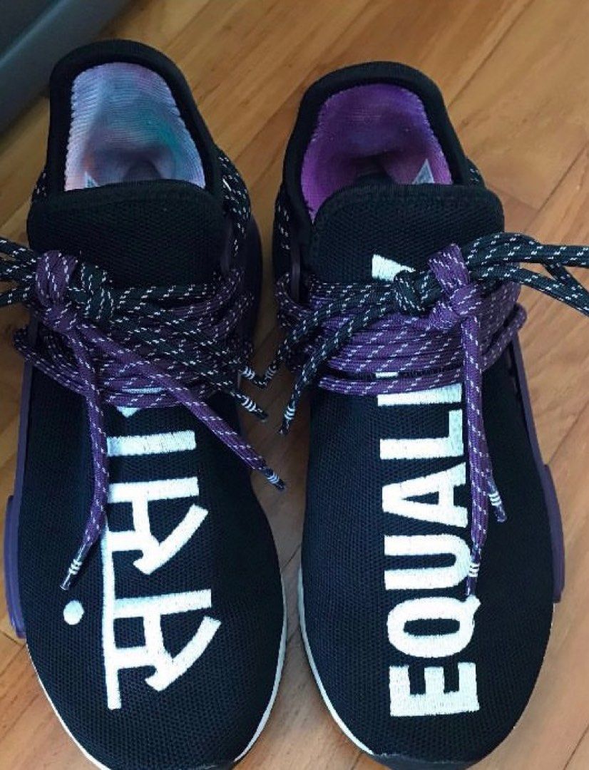 nmd human race holi black Women s Fashion Footwear Sneakers on