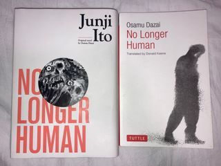 No longer human osamu dazai book and junji ito manga