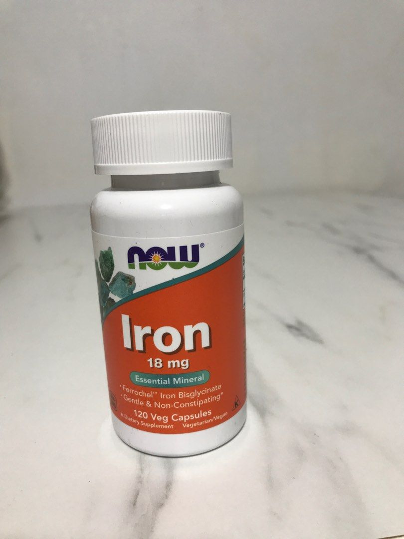 Now - Iron 18mg 120 capsules for sale $6, Health & Nutrition, Health ...