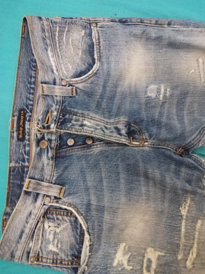Nudie ripped jeans 2025