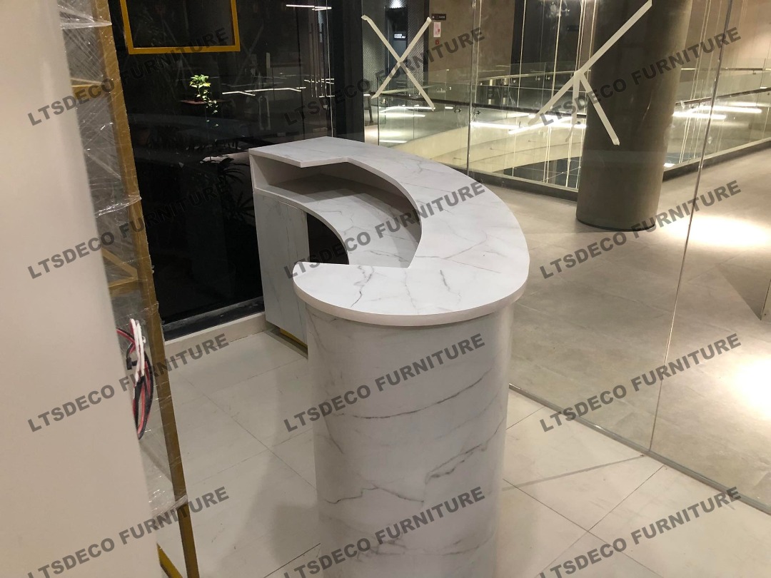 OFFICE FURNITURE RECEPTION TABLE OFFICE PARTITION, Furniture & Home ...