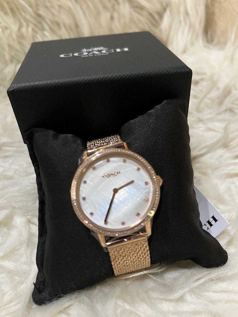 Coach mother outlet of pearl watch