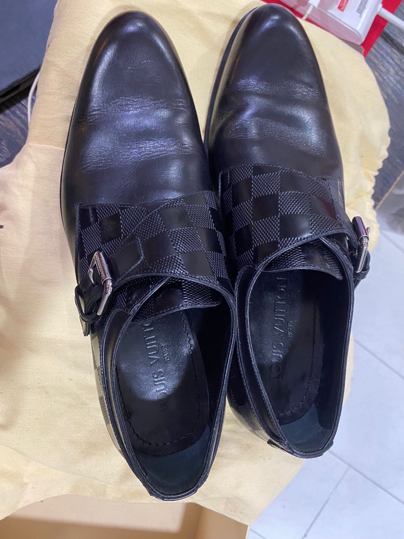 Original LV Haussmann Buckle Shoe, Men's Fashion, Footwear, Dress Shoes ...