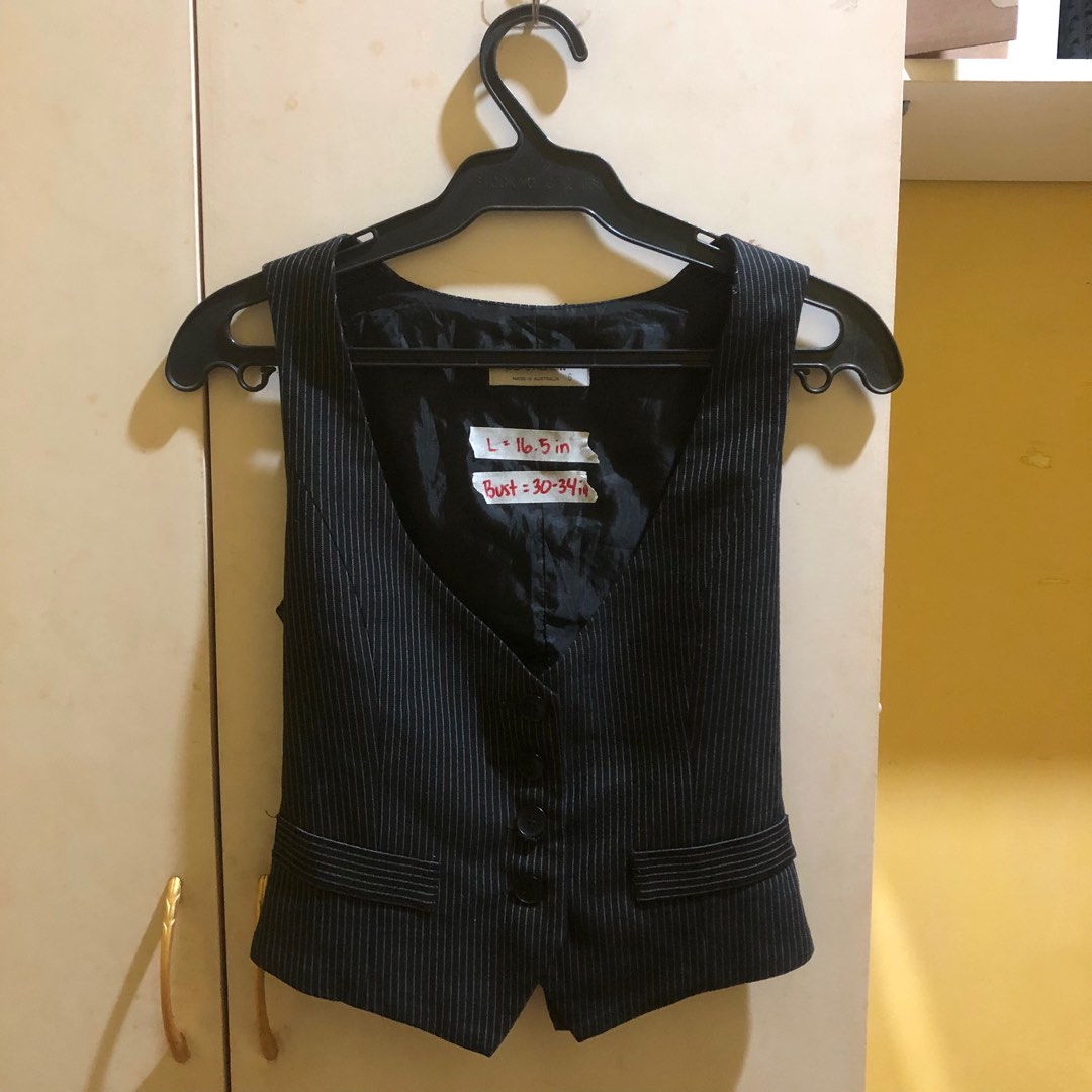 Dominic Pinstripe Liam Vest