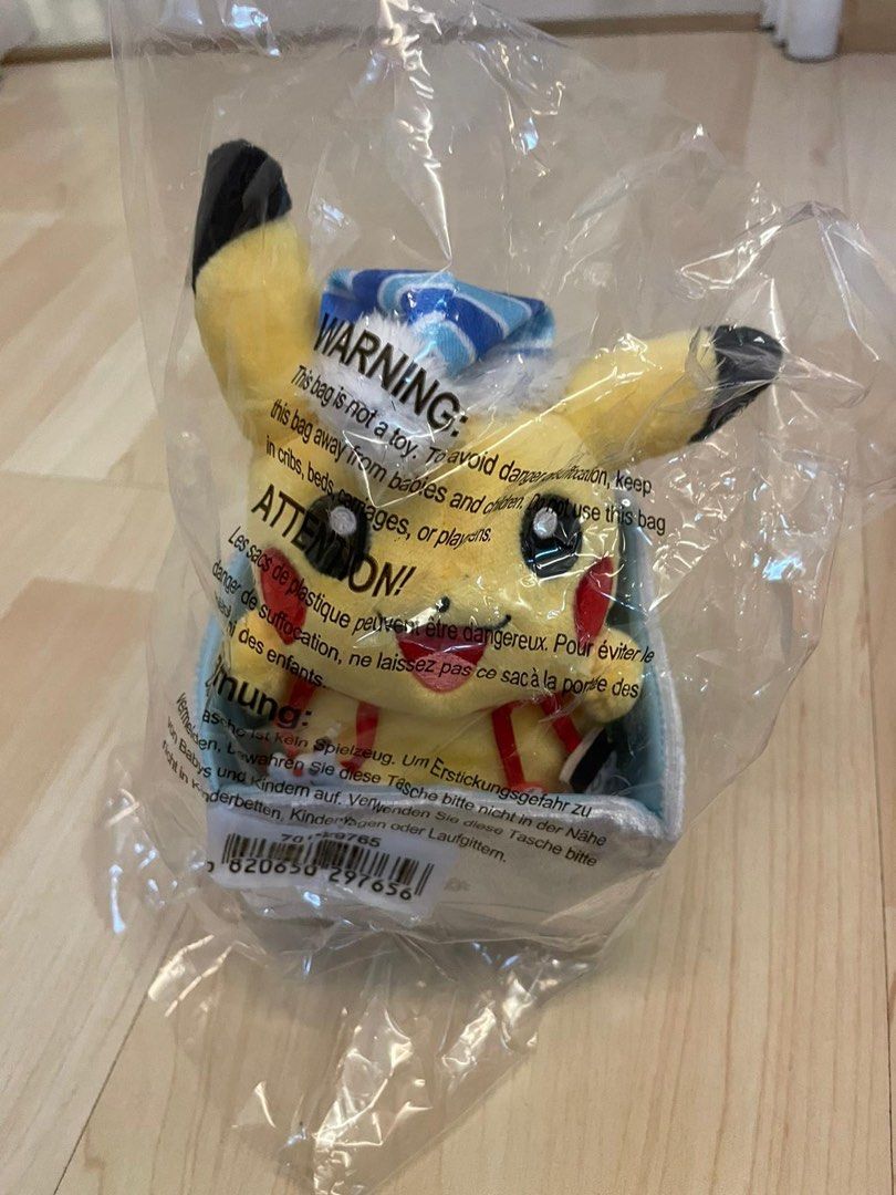 holiday pikachu plush