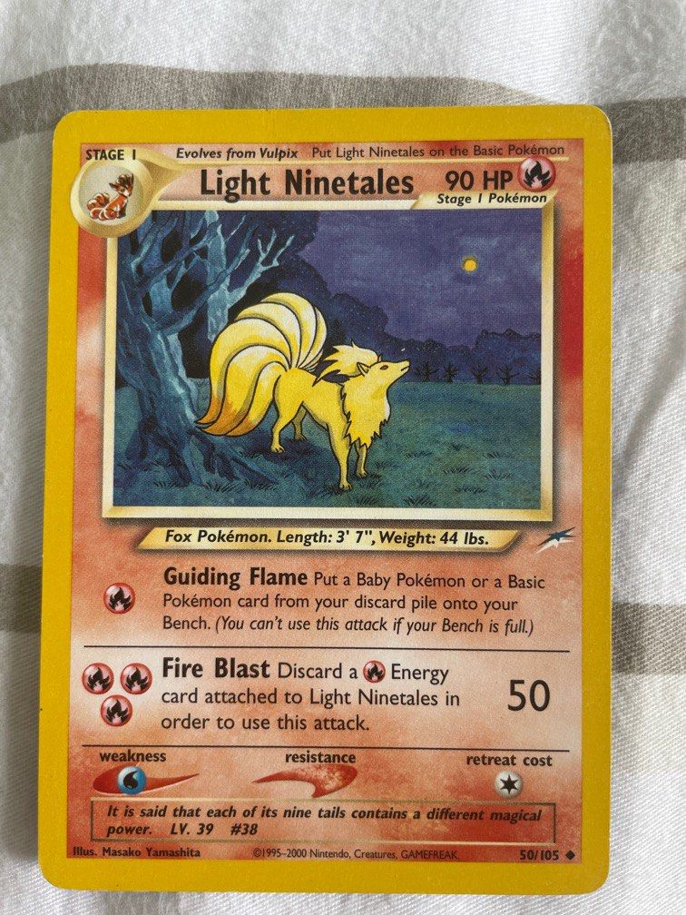 Pokemon card Light Ninetales, Hobbies & Toys, Toys & Games on Carousell Pokemon card Light Ninetales, Hobbies & Toys, Toys & Games on Carousell