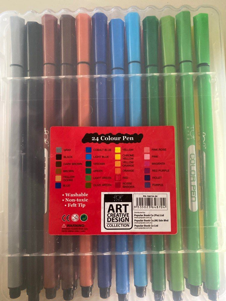 POP ARTZ Twist Crayon 24 Colours – POPULAR Online Singapore