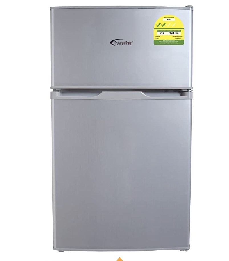 Powerpac PPF85 71L Mini Fridge with Freezer TV Home Appliances
