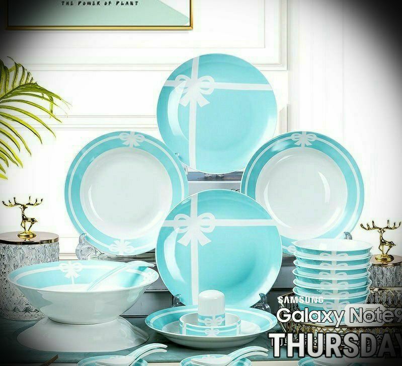 Blue dinnerware clearance sets clearance