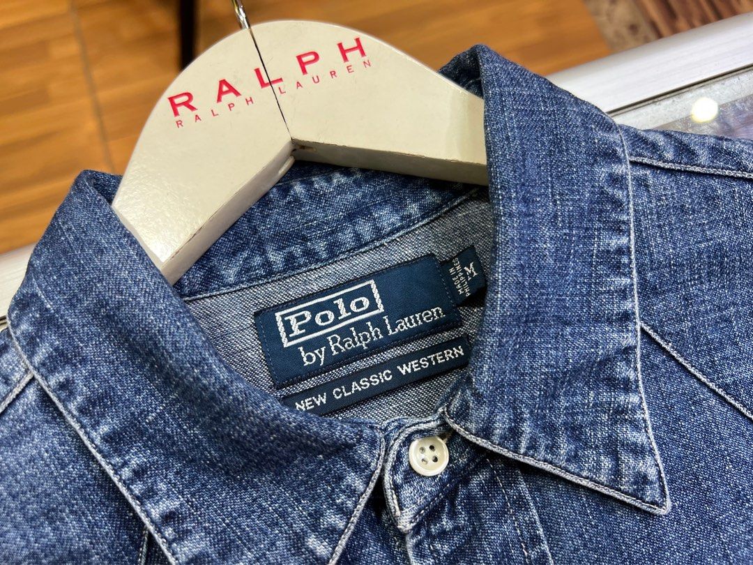 Ralph Lauren Western, Men's Fashion, Tops & Sets, Formal Shirts on Carousell
