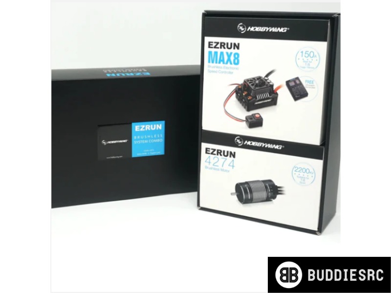 Contrôleur Brushless EZRUN MAX8 G2 160A Hobbywing - Pour Camion 1/8 - Neuf Sous Blister