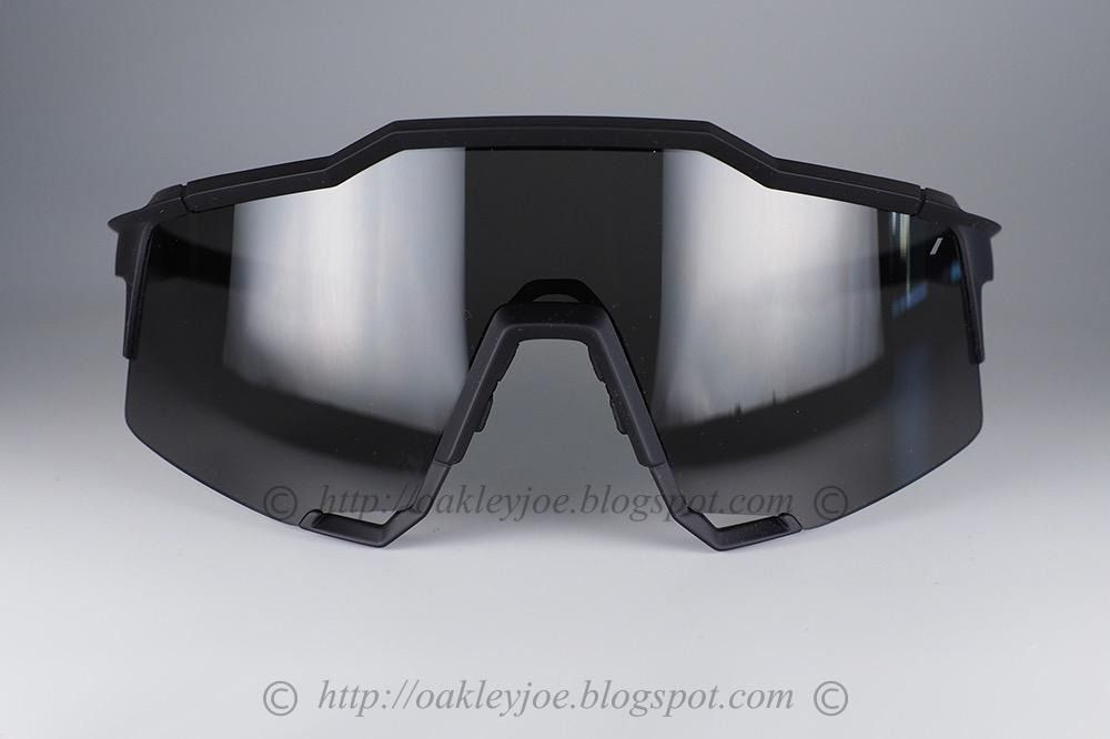 Ride 100% Percent Speedcraft Long Lens soft tact black smoke lens