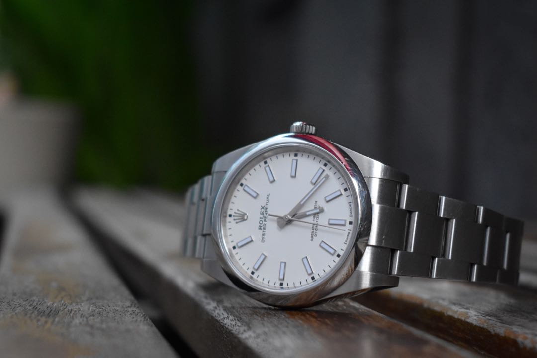 Rolex Oyster Perpetual 39 114300 White Luxury Watches on