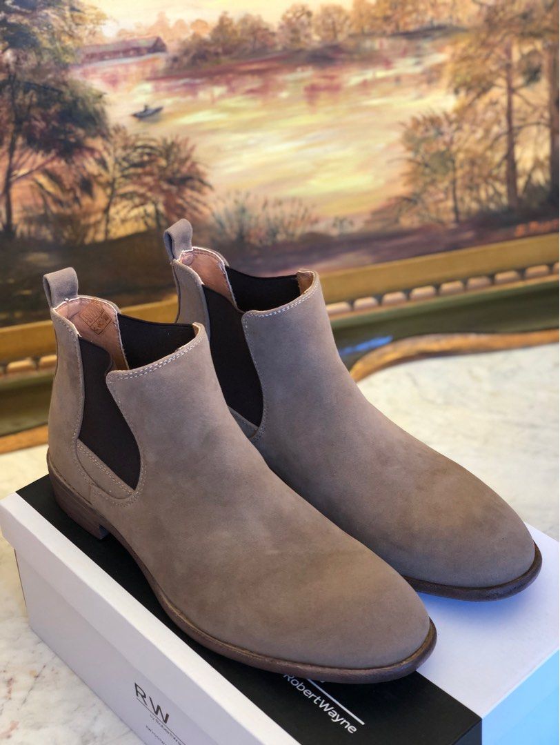 直送🇺🇸全新Robert Wayne Men's Oklahoma Style男士切爾西靴boot 杏色