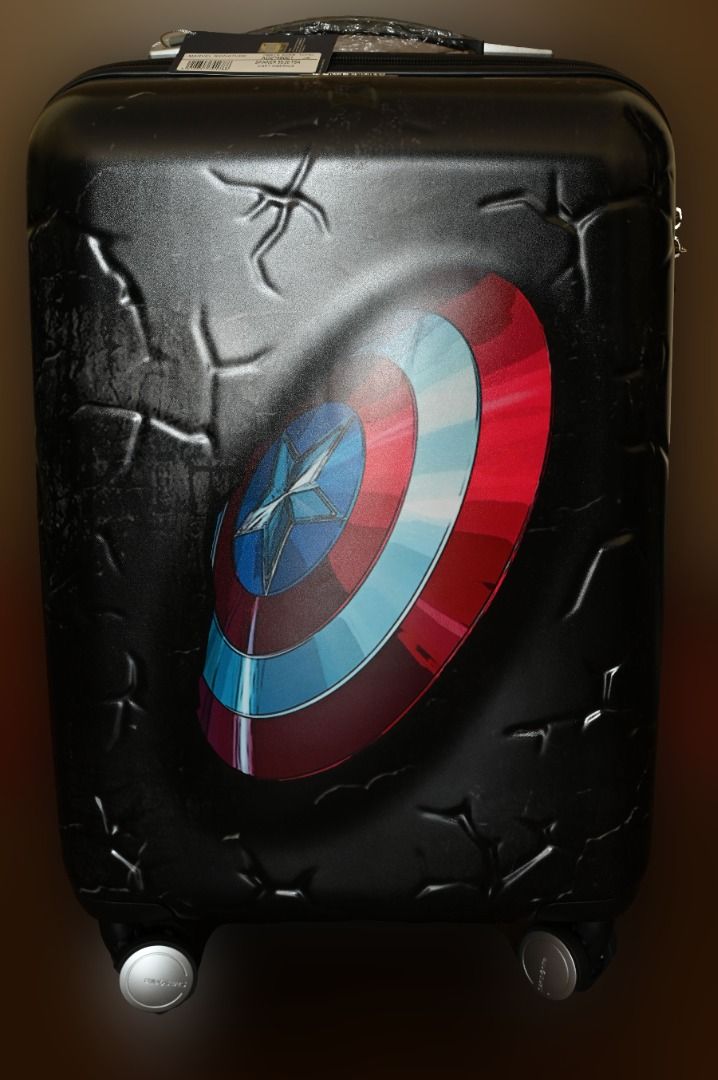 Samsonite captain america luggage deals