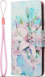 Samsung Galaxy A13 5G Lily PU Leather Wallet Phone Case with Cover