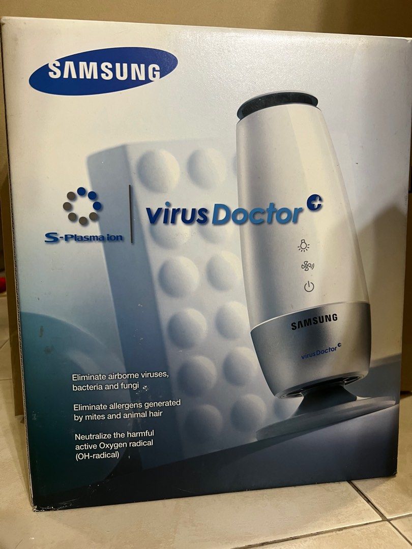 Samsung Virus Doctor eliminate airborne viruses bacteria fungi, TV