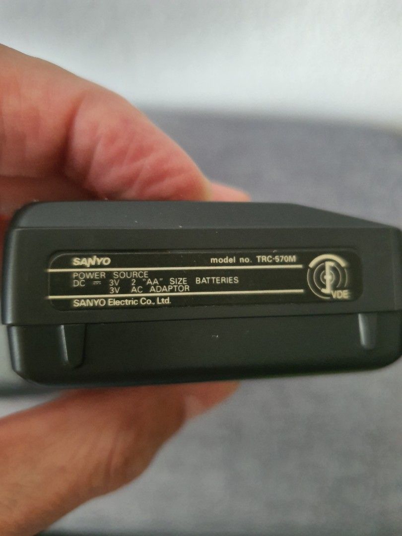 Sanyo micro cassette recorder, Audio, Voice Recorders on Carousell