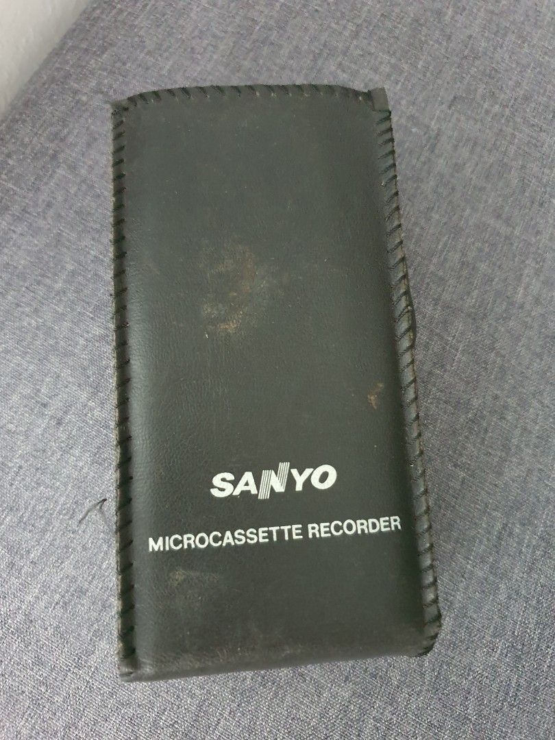 Sanyo micro cassette recorder, Audio, Voice Recorders on Carousell