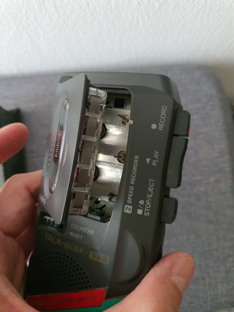 Sanyo micro cassette recorder, Audio, Voice Recorders on Carousell