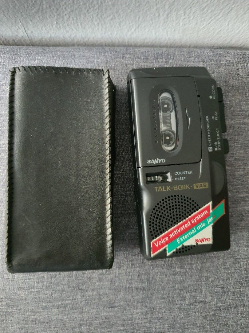 Sanyo micro cassette recorder, Audio, Voice Recorders on Carousell
