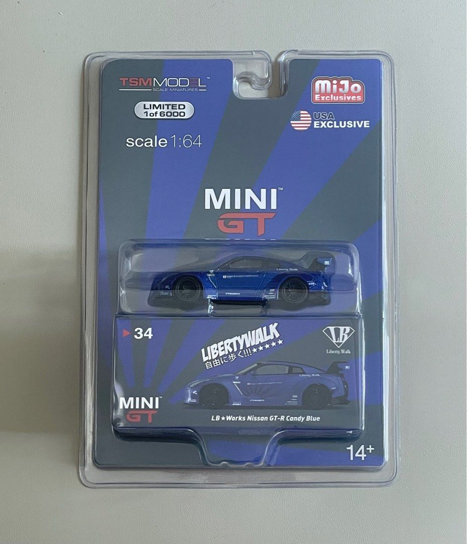 Sealed] Mini GT Minigt Liberty Walk Nissan GT-R GTR R35 Candy Blue 