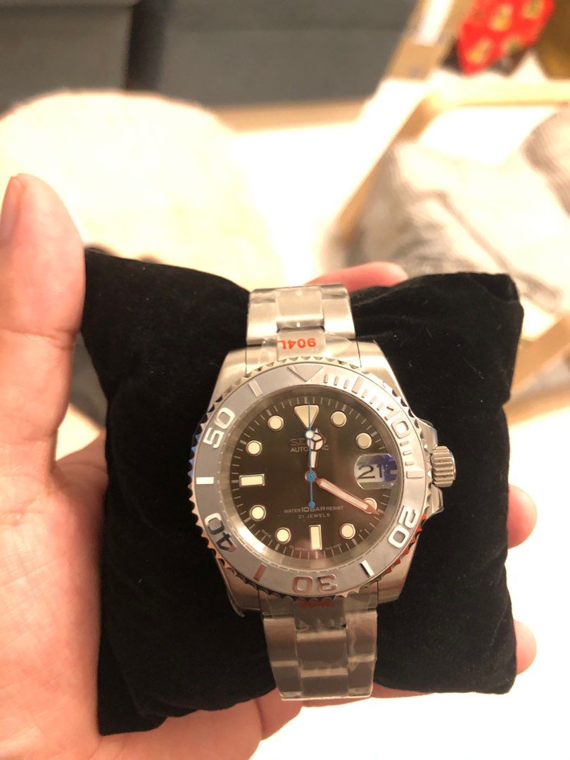 Seiko Mod / Seikolex / seiko homage (Category: Men's Watches) located in Las Pinas. Submitted by bbmono (Listing ID 1204585145, Image 3). Description: Seiko mods for sale! Can do other designs as well! Location is Las Pinas Alabang PM TO ORDER.