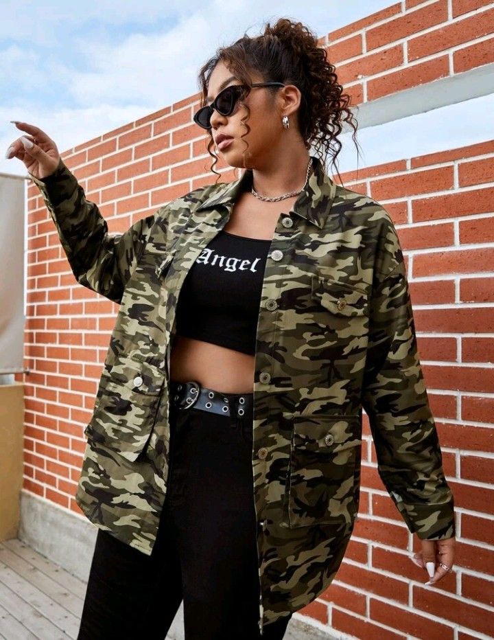 Camo new arrivals print coat