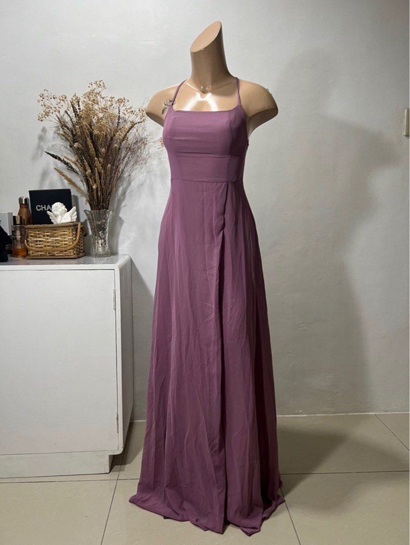 Shein Long Lilac Dress (Category: Evening dresses & gowns) located in Mandaluyong City. Submitted by janerofl (Listing ID 1204430459, Image 1). Description: .
