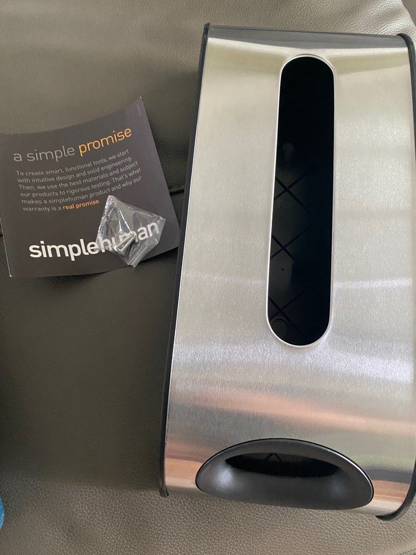 Simple Human Wall mount grocery bag dispenser, Furniture & Home Living