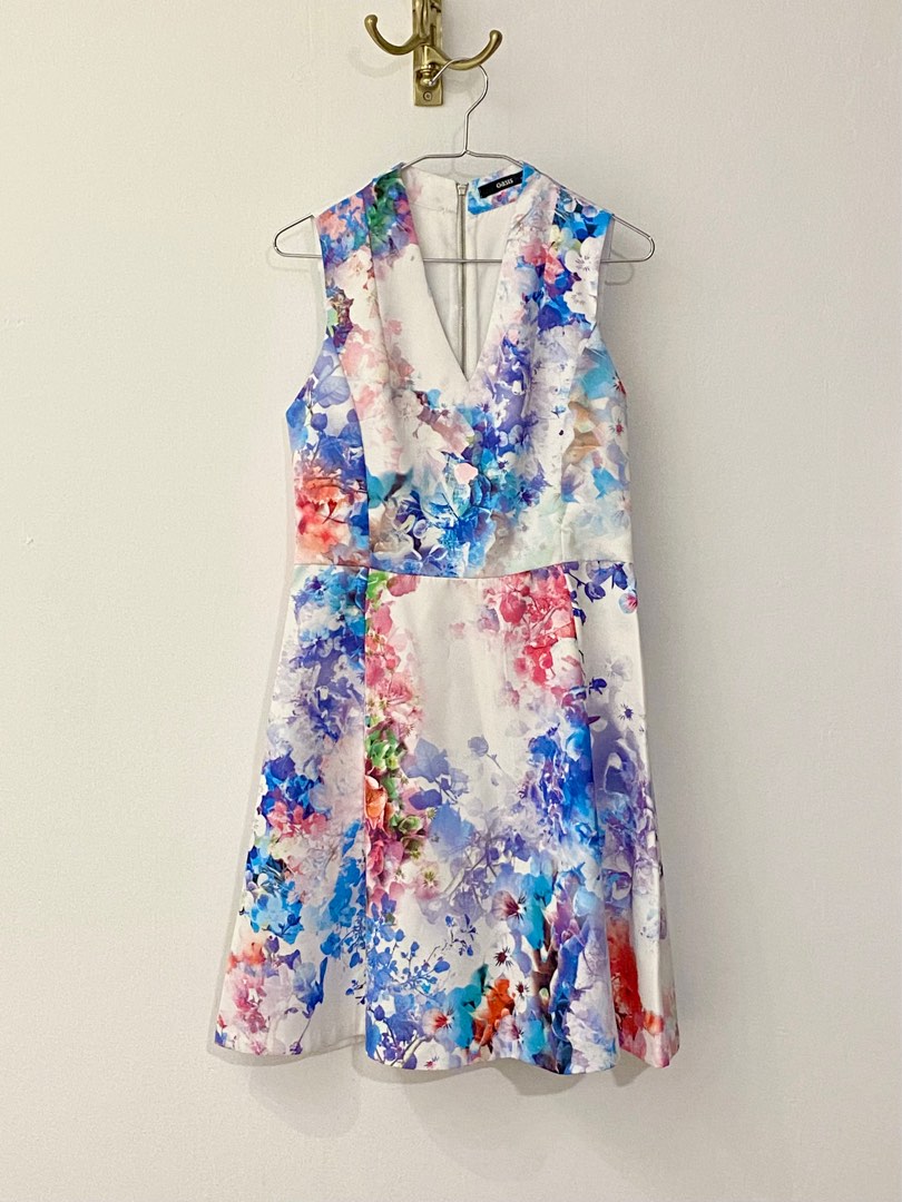 Oasis rose discount floral skater dress