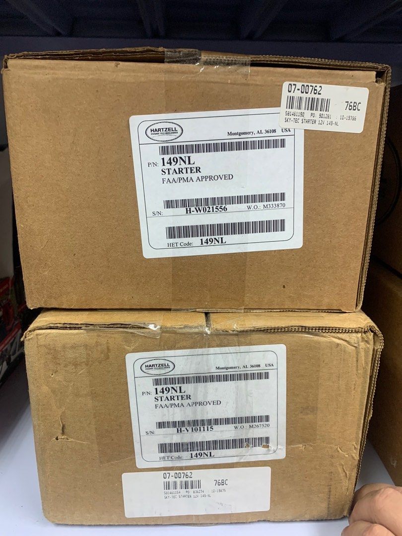 Sky-Tec Aircraft Starter Cessna 12V & 24V (Category: Industrial Equipment) located in Paranaque City. Submitted by legacyaviation.ph (Listing ID 1204442677, Image 2). Description: Sky-Tec stater for your aircrafts. BRAND NEW On-hand 12V 122NL 24V 122N/EC 12V 149 NL Call 09054115992.
