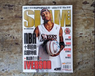 SLAM 中文版：美國職籃畫刊 第19期（2004年4月、封面人物：Allen Iverson 艾佛森、內附T-Mac 海報）—老書收藏、二手舊書、早期典籍、NBA 、運動雜誌