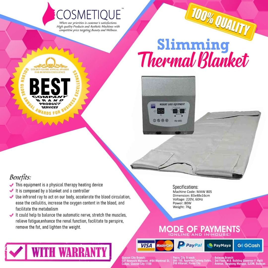 Slimming Thermal Blanket, Beauty & Personal Care, Bath & Body, Body